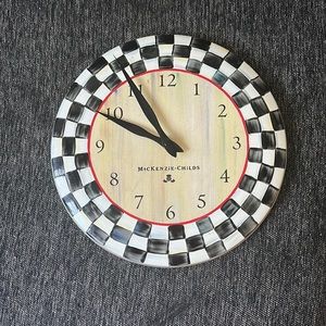 Courtly Check Clock